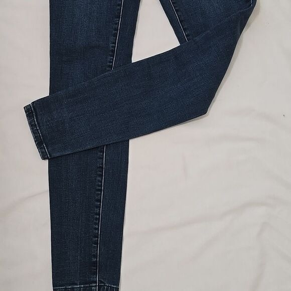 PRANA Women’s Organic Cotton Dark Wash Skinny Jeans size 4 /27 - Picture 2 of 8